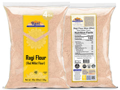 Rani Brand ragi flatbread on board showing baking result and hearty texture
