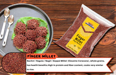 Rani Brand freshly ground ragi flour ready for batter, ideal for baking