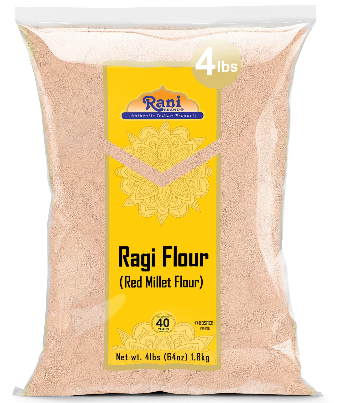 Rani Brand front packaging showing 4 lb bag and product name for pantry convenience