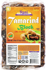 Rani tamarind block front packaging showing label and weight, clear ingredients