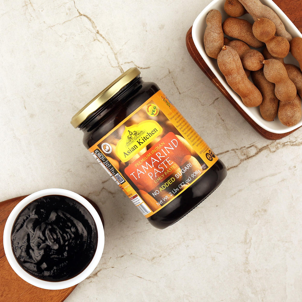 Rani tamarind paste jar lid closeup showing seal and freshness preservation benefit
