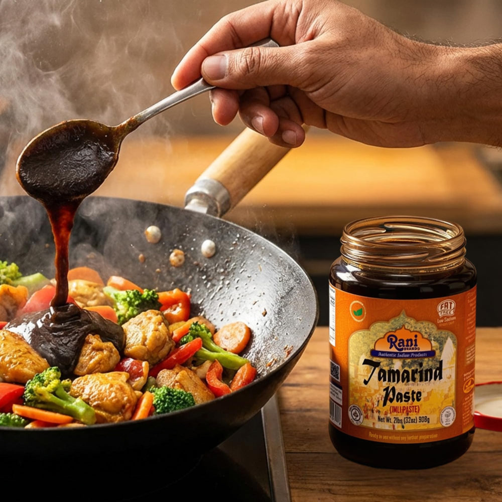 Rani Brand used in a kitchen setting to illustrate versatile serving inspiration