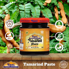 Rani Brand spoon pouring paste showing ease of use and concentrated flavor