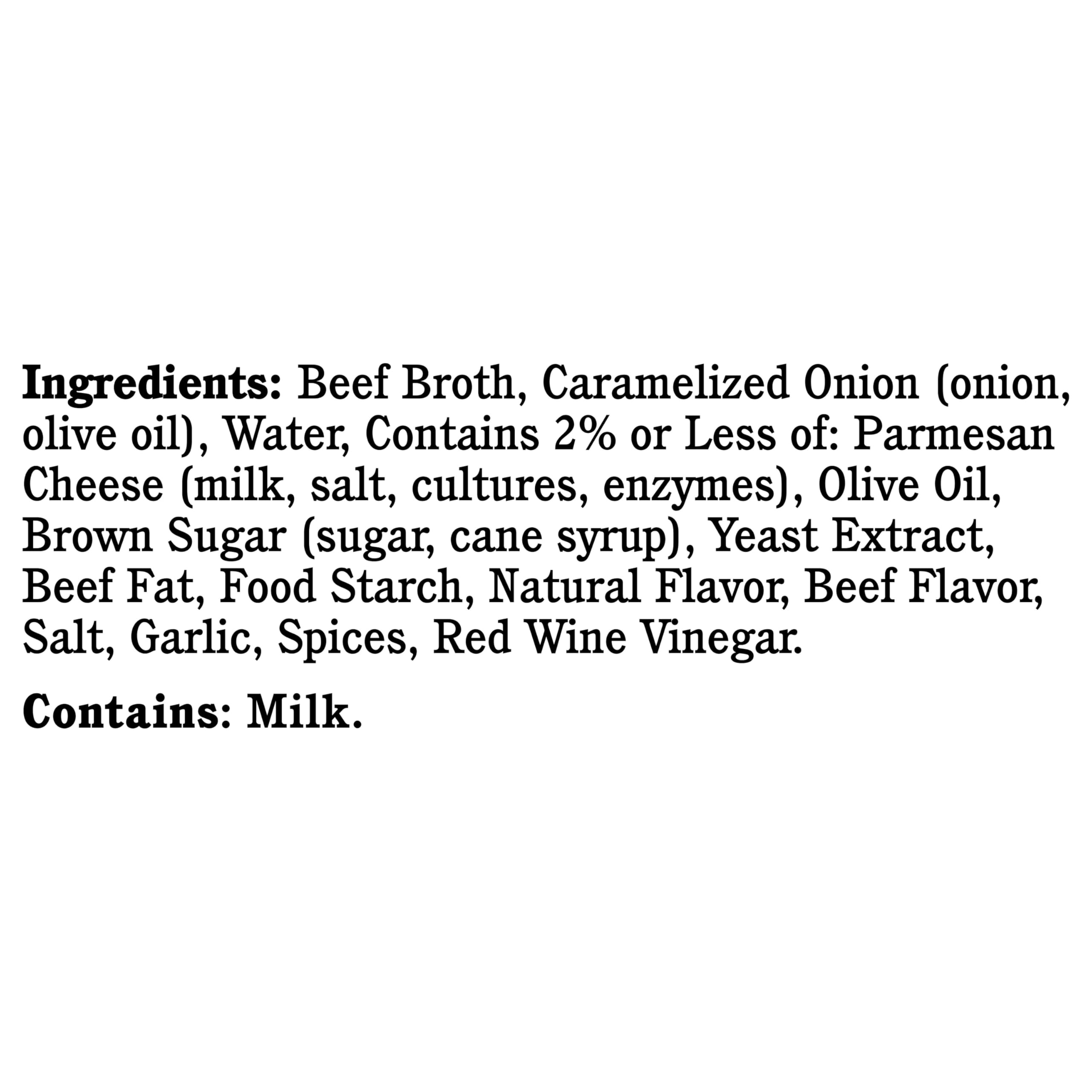 Rao's beef broth sheen detail emphasizing savory depth and quality