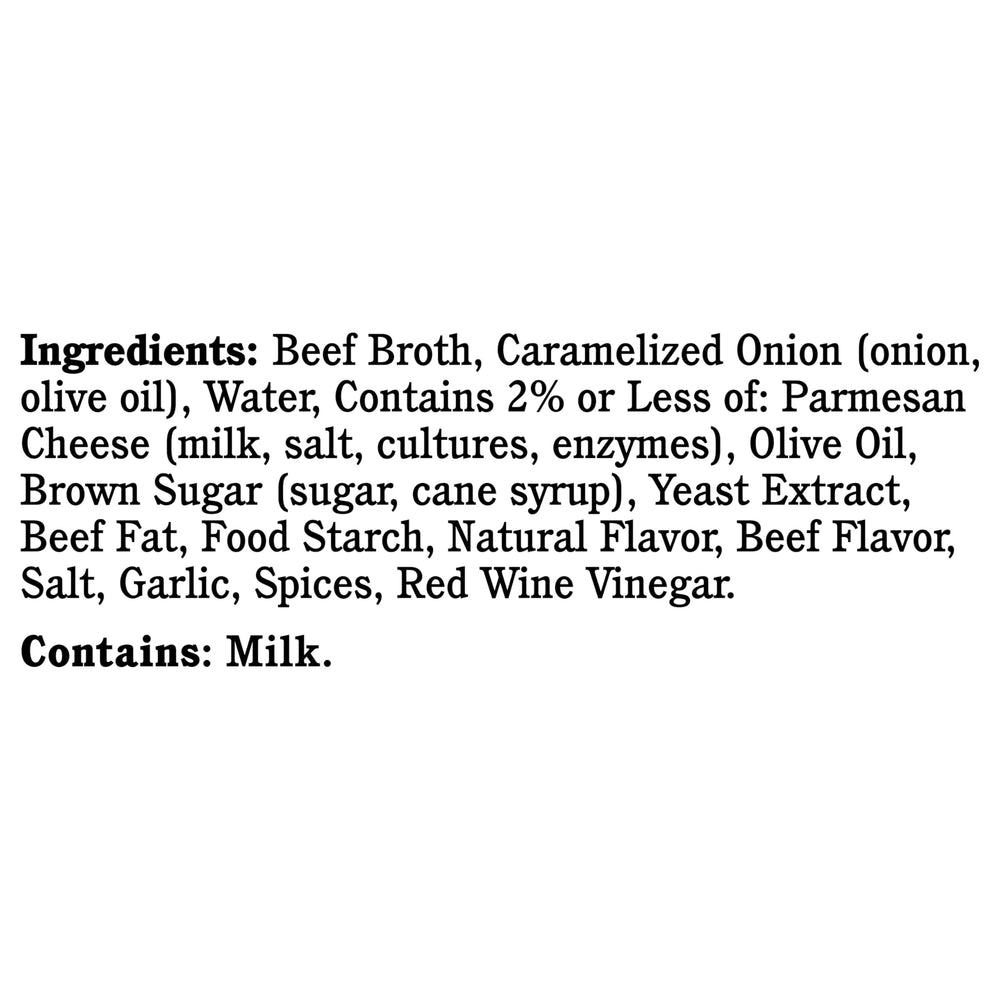 Rao's beef broth sheen detail emphasizing savory depth and quality