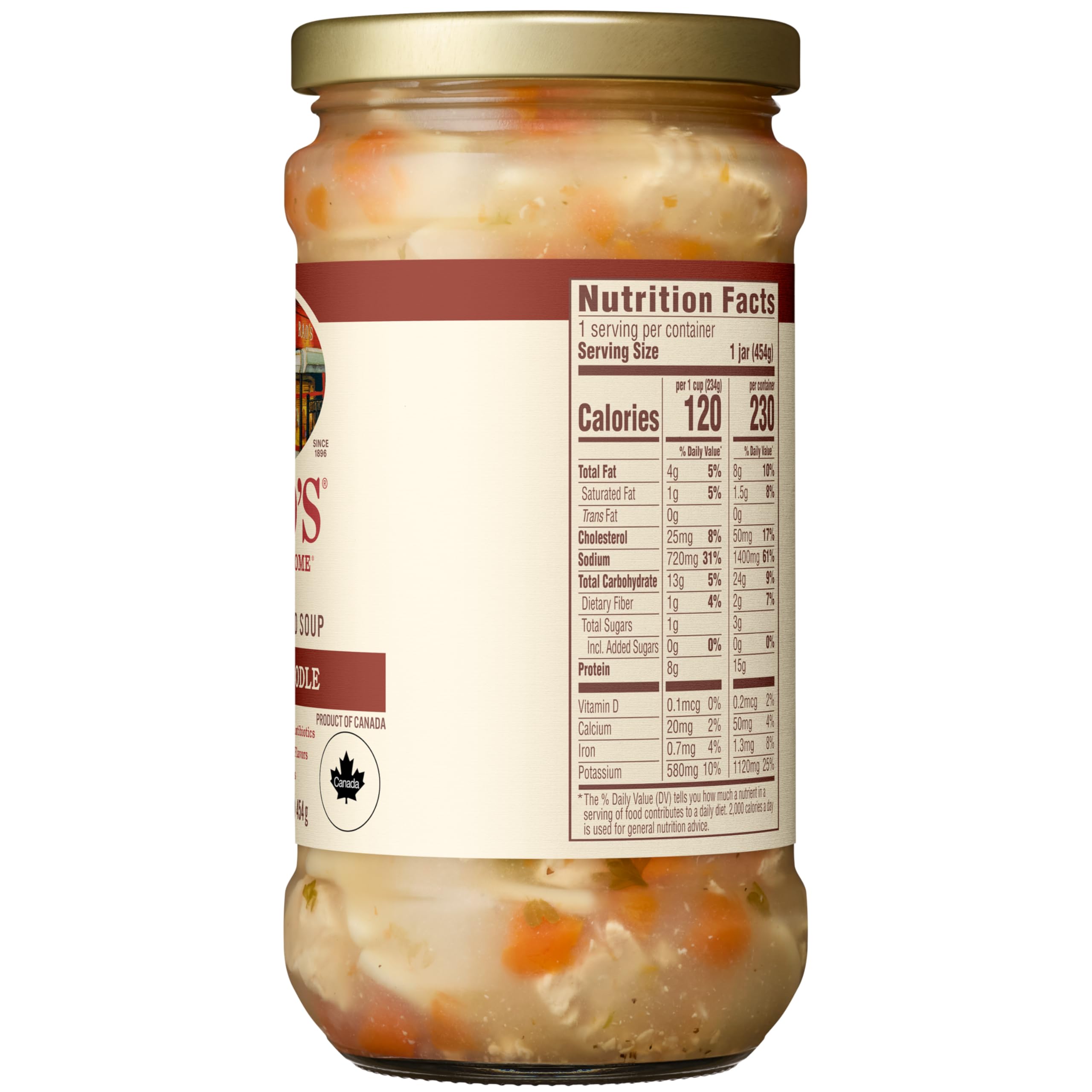 Rao's 16 oz jar beside measuring cup, shows accurate portion and scale