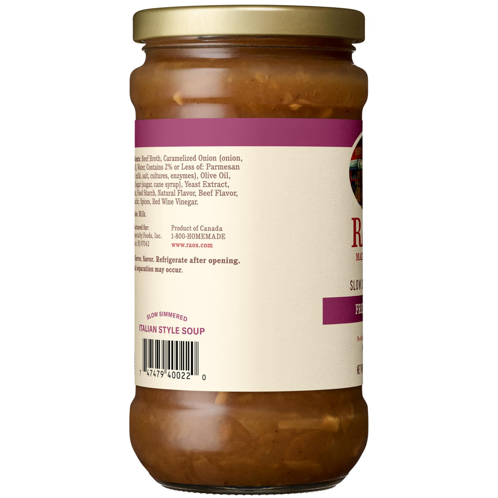 Rao's jar beside measuring cup showing 16 oz size and pantry-ready value