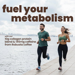 Rapid Fire hot cup served to demonstrate warm energizing protein boost