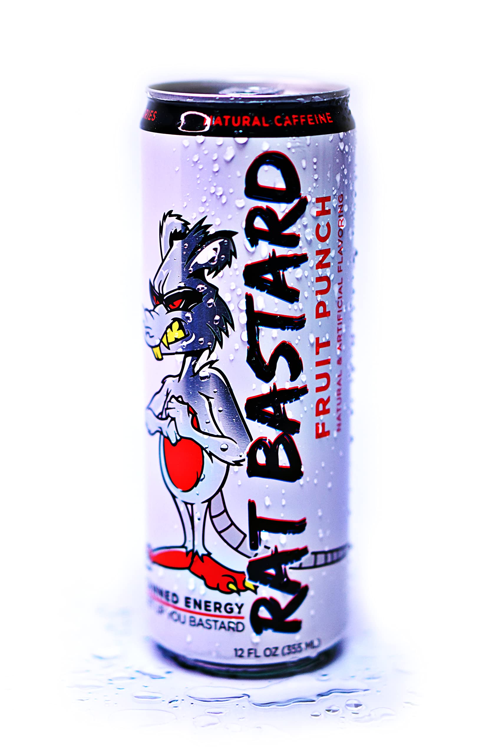 RAT BASTARD close-up of label detail highlighting clean ingredients and quality