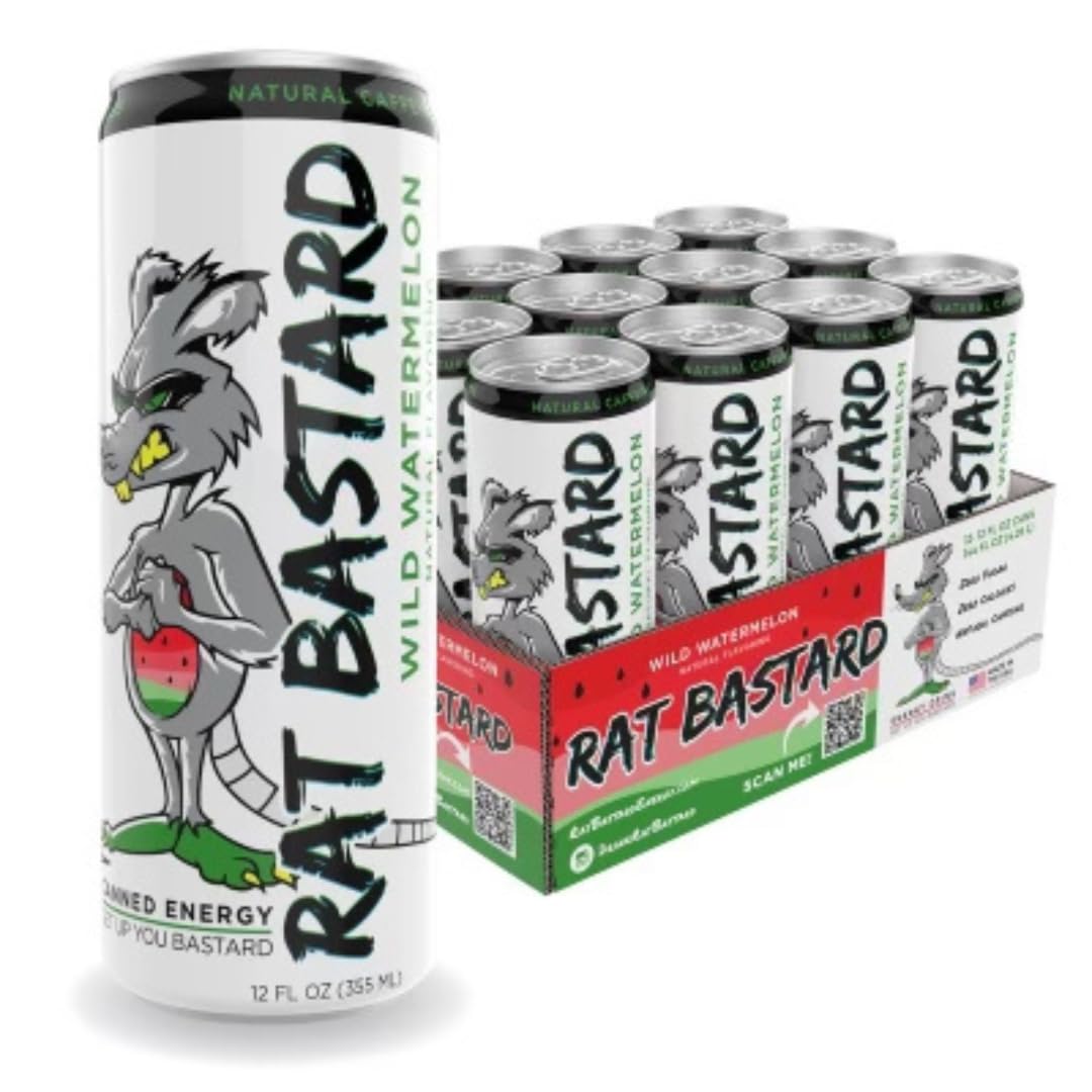 RAT BASTARD front can wild watermelon shows bold branding and flavor benefit