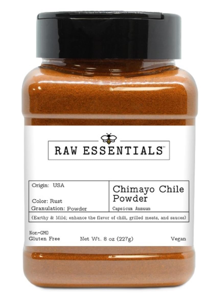 Raw Essentials front packaging showing 8 oz jar and label, conveys authentic flavor