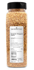 Raw Essentials front label showing product name and 20 ounce size, clear benefit: easy identification