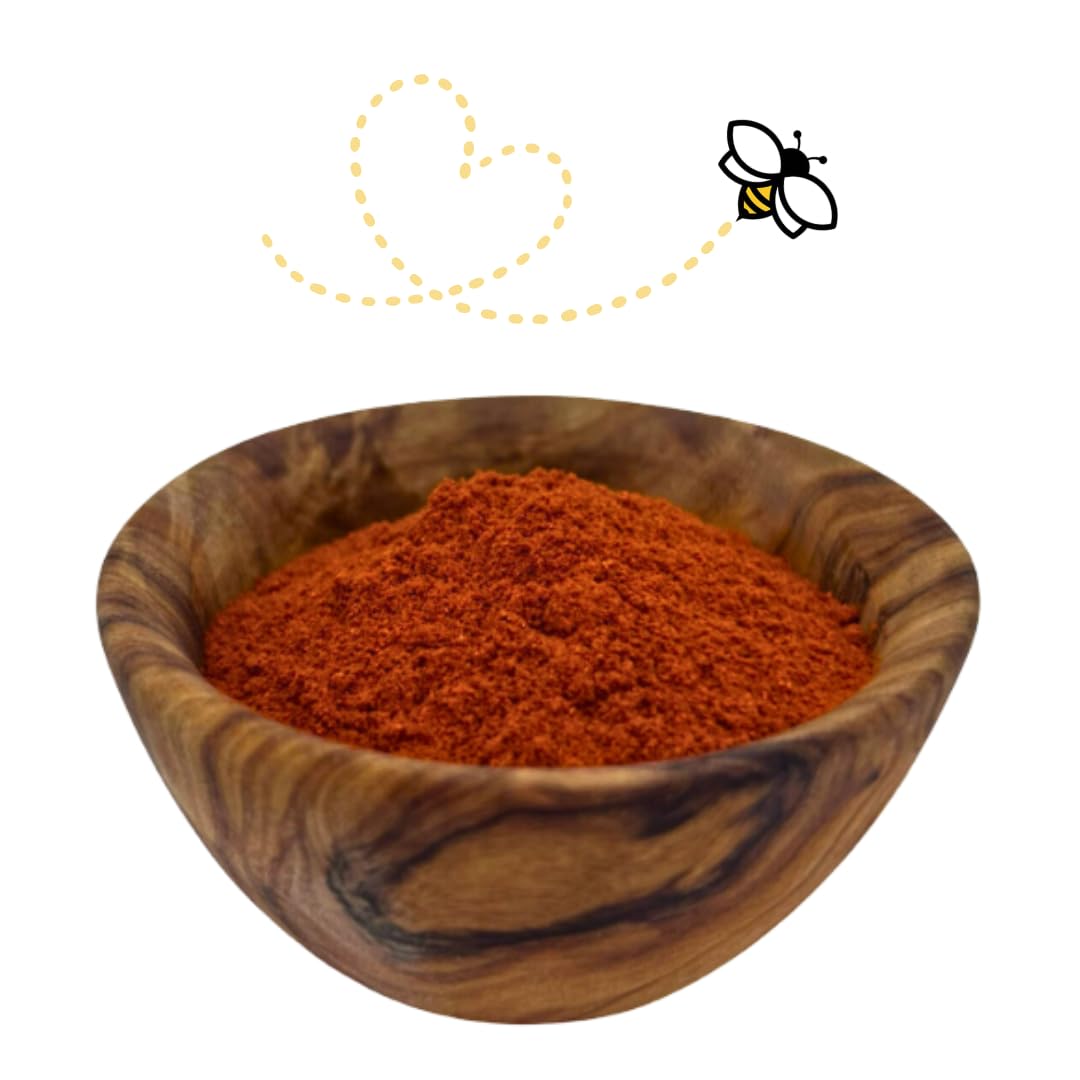 Raw Essentials open jar textured powder close-up showing rich color and quick seasoning benefit