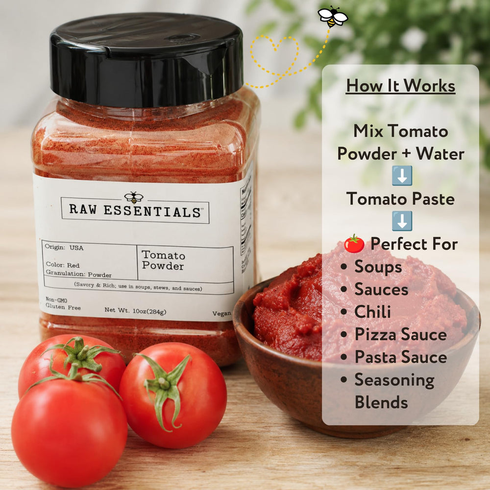 Raw Essentials powder in a home kitchen illustrating everyday cooking benefit