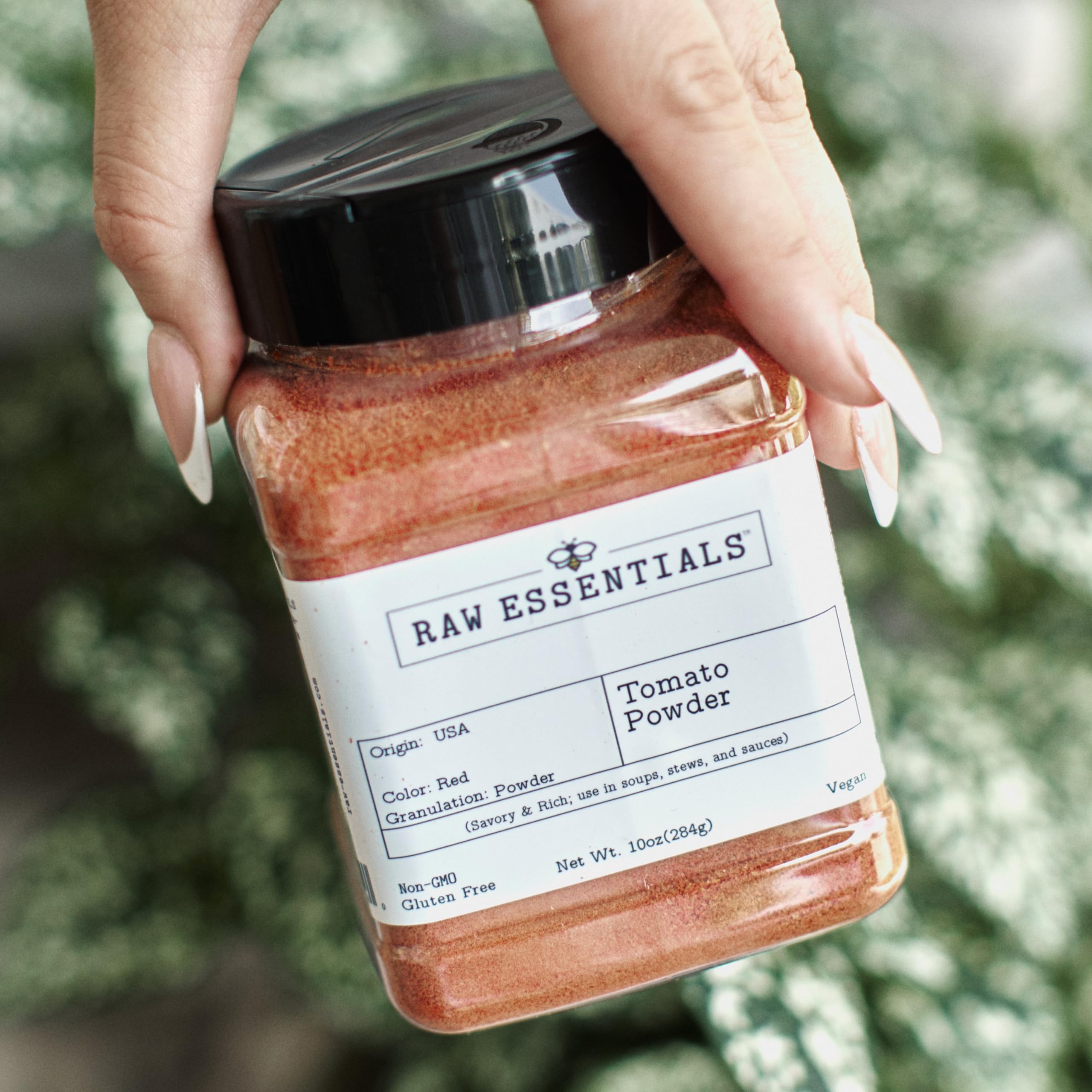 Raw Essentials powder mixed with herbs as a versatile seasoning base