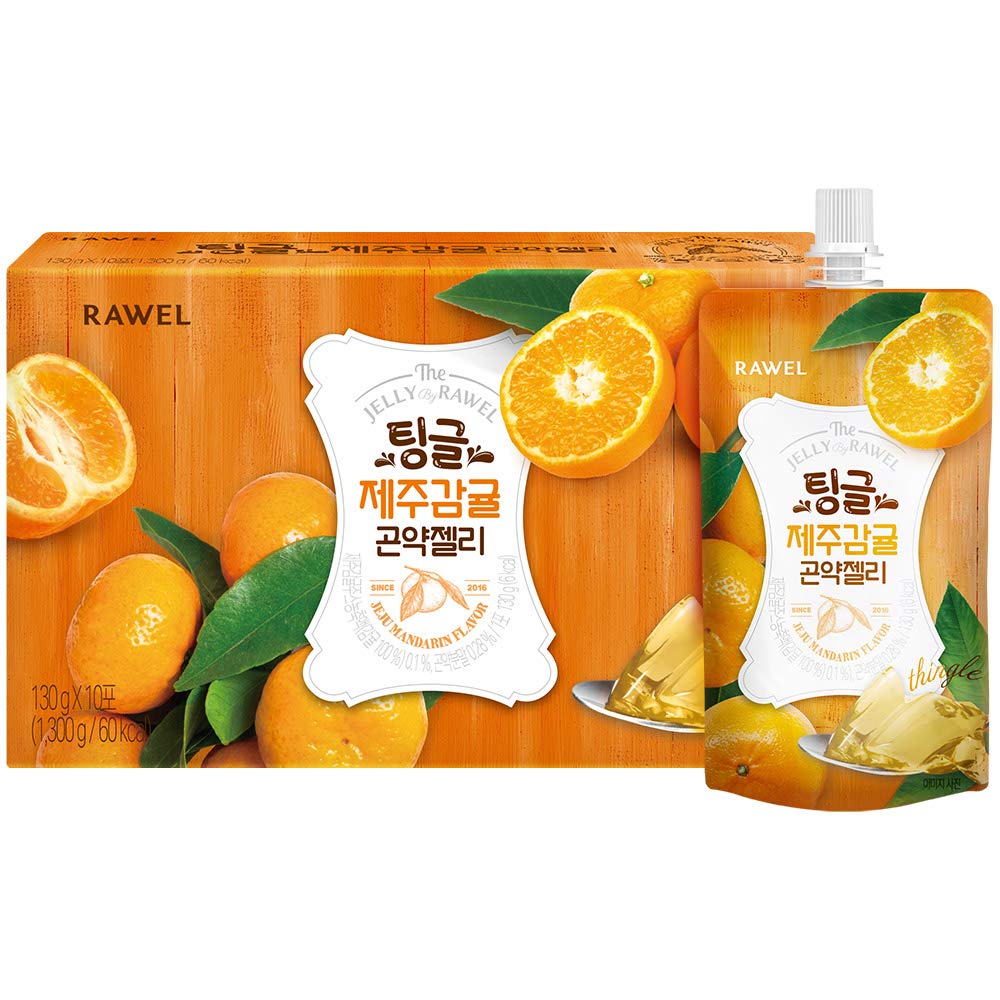 RAWEL front packaging showing ten Thingle pouches and benefit of portable servings