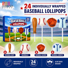 RBBZ Party close-up of baseball lollipop surface highlighting colorful design appeal