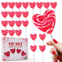 RBBZ Party front packaging showing 24 heart swirl lollipops for easy party planning