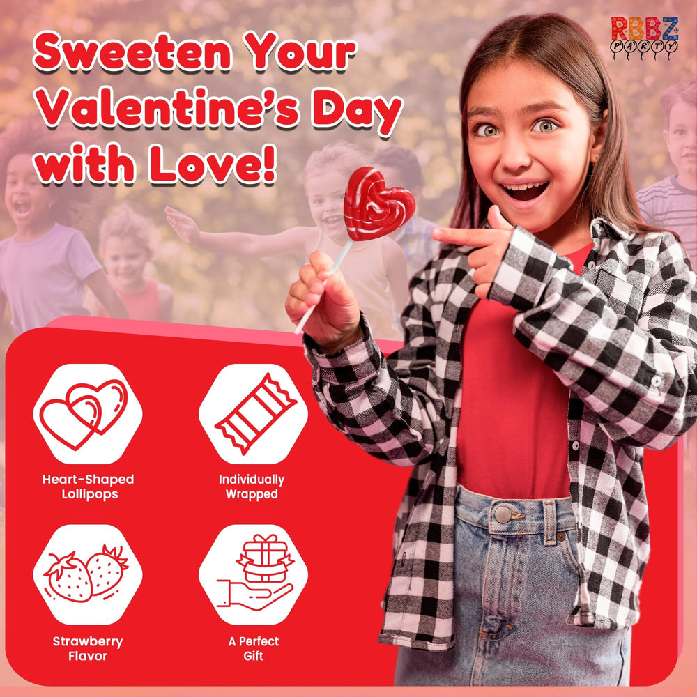 RBBZ Party lollipop held in hand demonstrating convenient handheld size