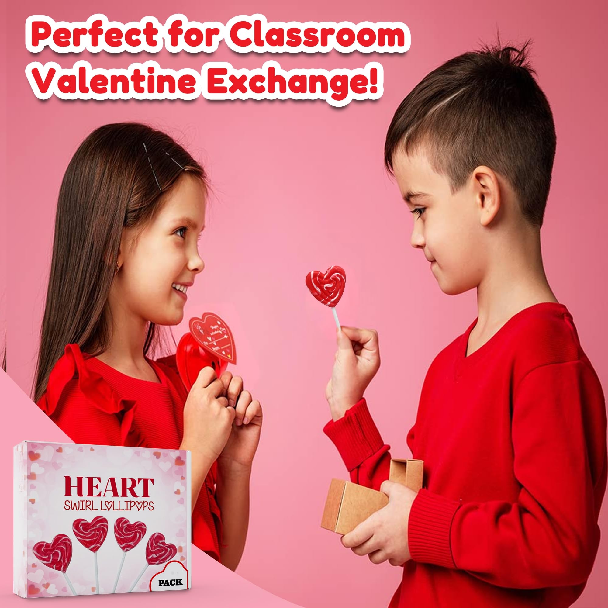 RBBZ Party heart lollipops on a party table creating festive Valentine decor