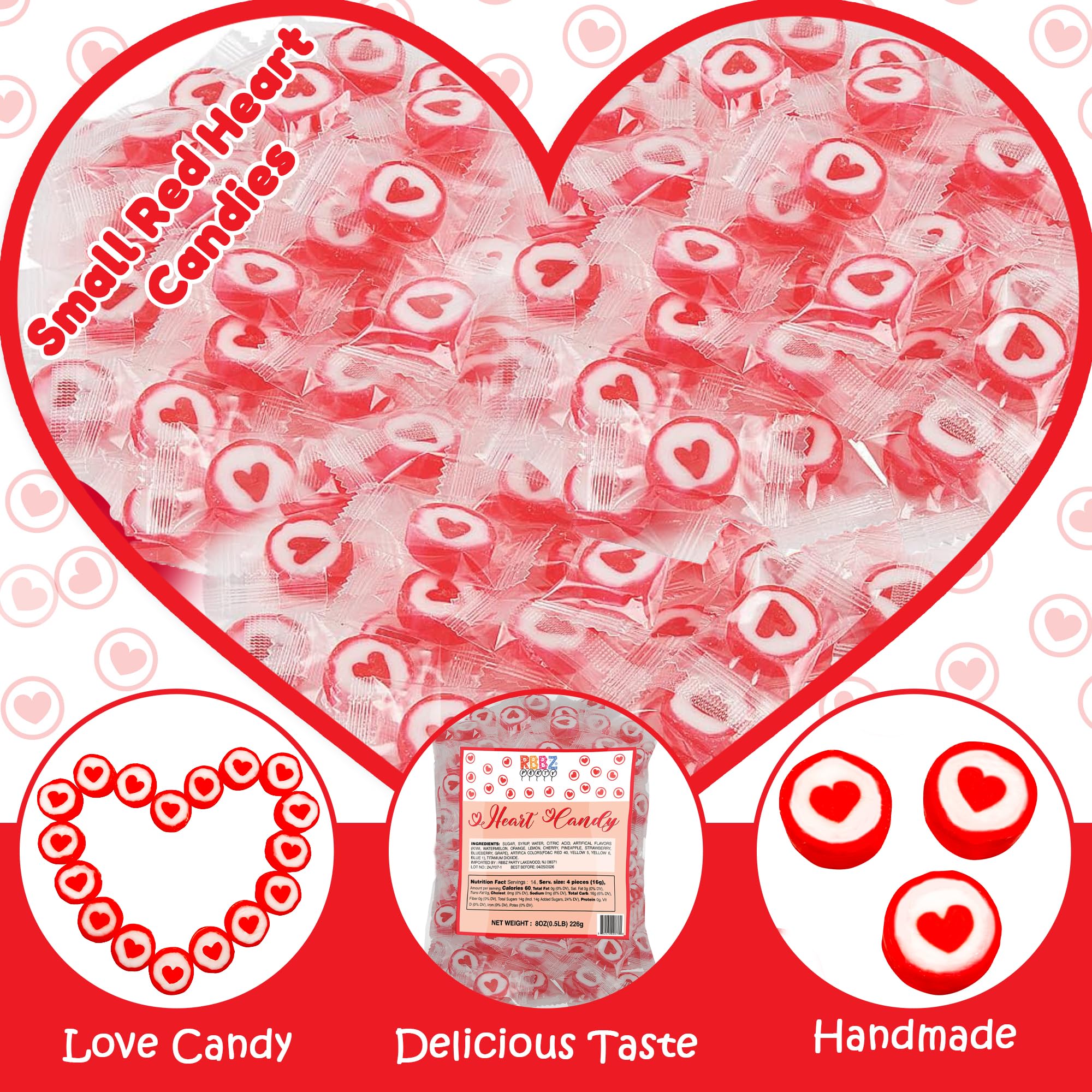 RBBZ Party candies in a clear bowl as colorful table display for events