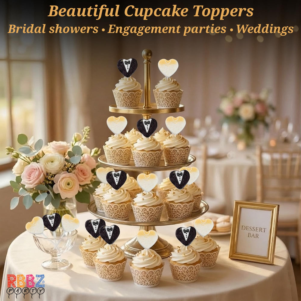 RBBZ Party lollipop placed on a place setting adding guest delight