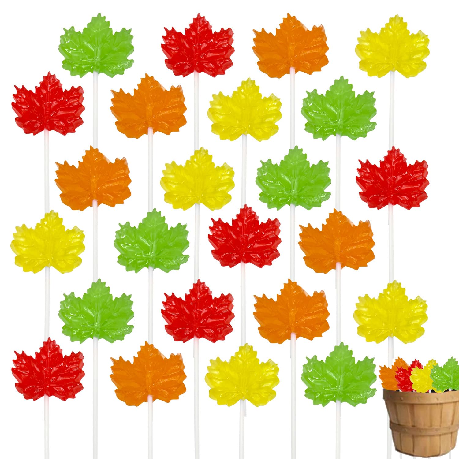 RBBZ Party close-up of maple leaf candy texture, highlights flavor detail