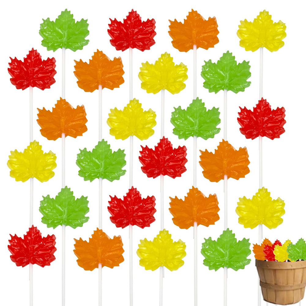 RBBZ Party close-up of maple leaf candy texture, highlights flavor detail
