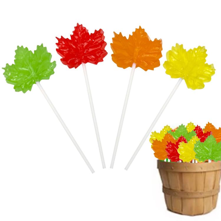 RBBZ Party front packaging showing 24 maple leaf lollipops, easy party serving