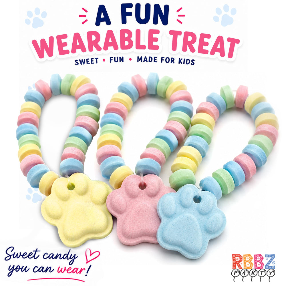 RBBZ Party bracelet worn on a child's wrist, wearable party fun