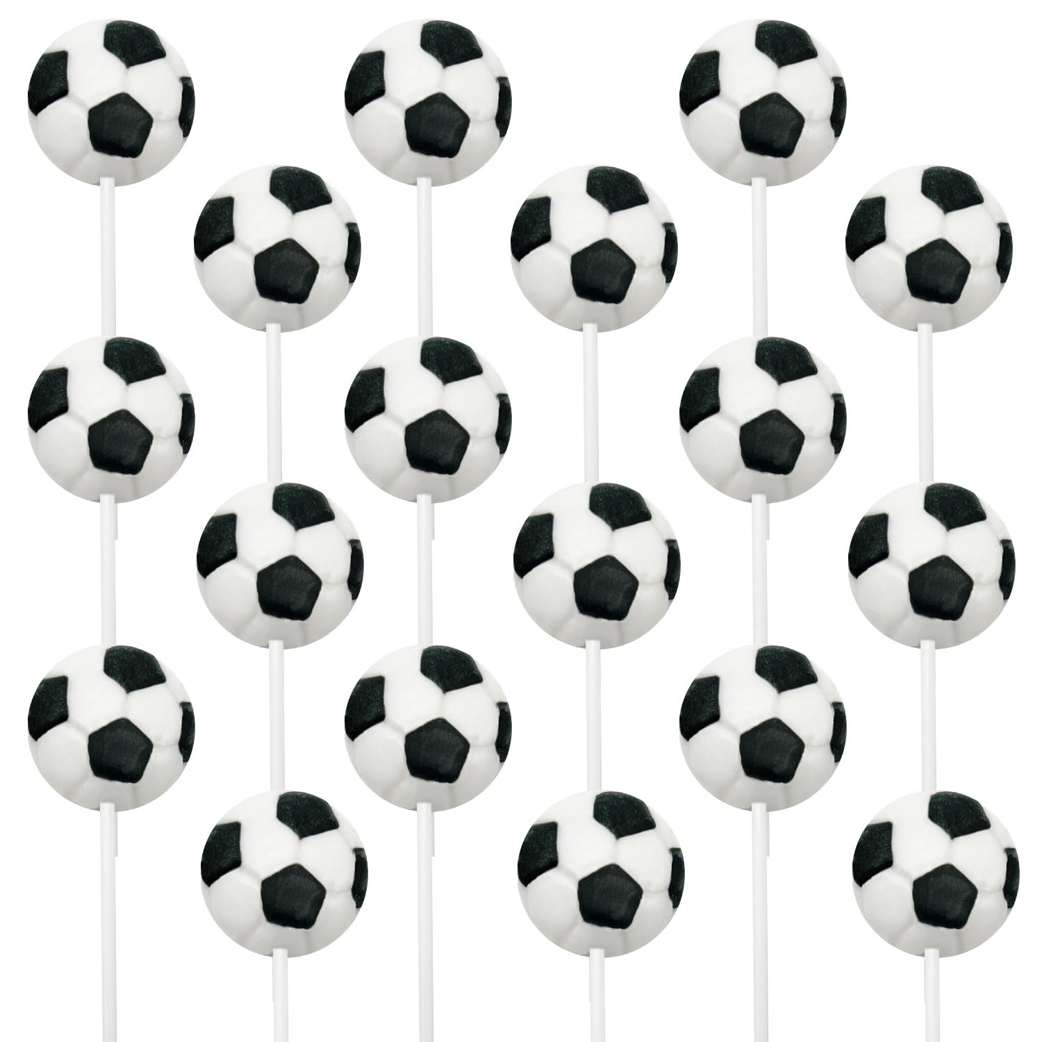RBBZ Party lollipop beside ruler to show 1.5 inch candy and 4.5 inch stick size