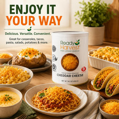 Ready Harvest close-up shredded texture highlighting lightweight, crunchy convenience