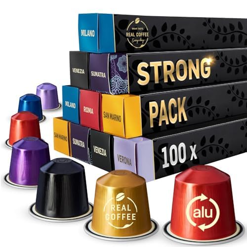 REAL COFFEE GREAT TASTE. EVERY DAY front pack image showing assortment and convenience