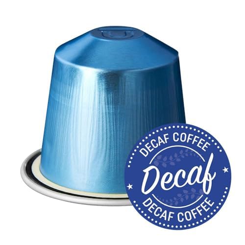 REAL COFFEE GREAT TASTE. EVERY DAY three capsules arranged to display the distinct blends