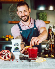 Reàl Infused Exotics pouring into soda for quick Italian soda service
