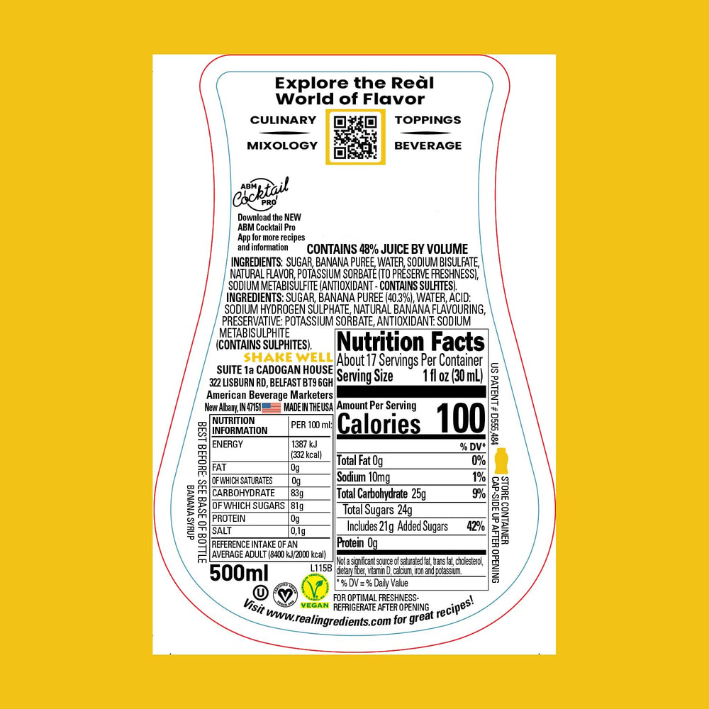 Reàl Infused Exotics back label closeup highlighting ingredients and usage tips, informs users