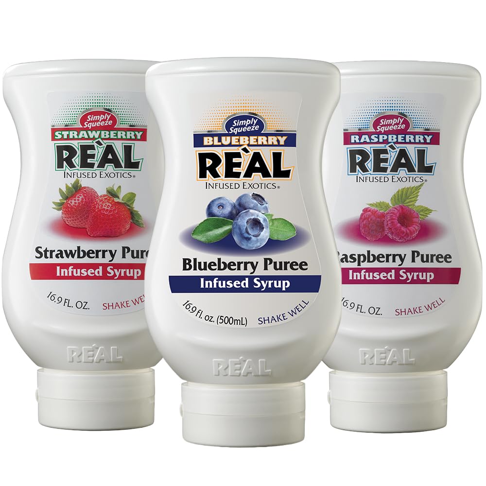 Reàl Infused Exotics front packaging showing three bottles, clear identification and variety