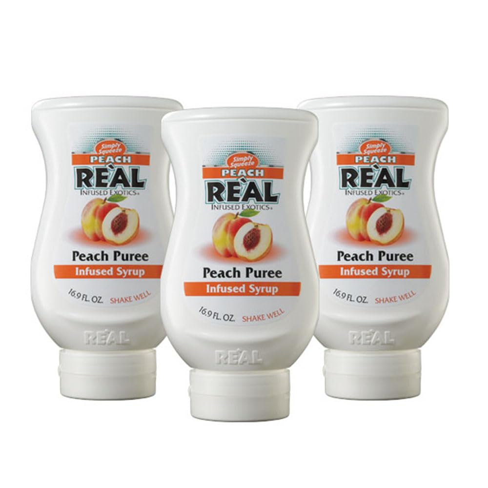 Reàl Infused Exotics front packaging showing clear label and peach benefit