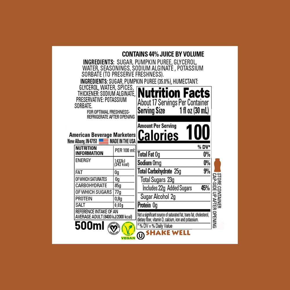 Reàl Infused Exotics pumpkin purée texture close-up showing smooth, rich consistency