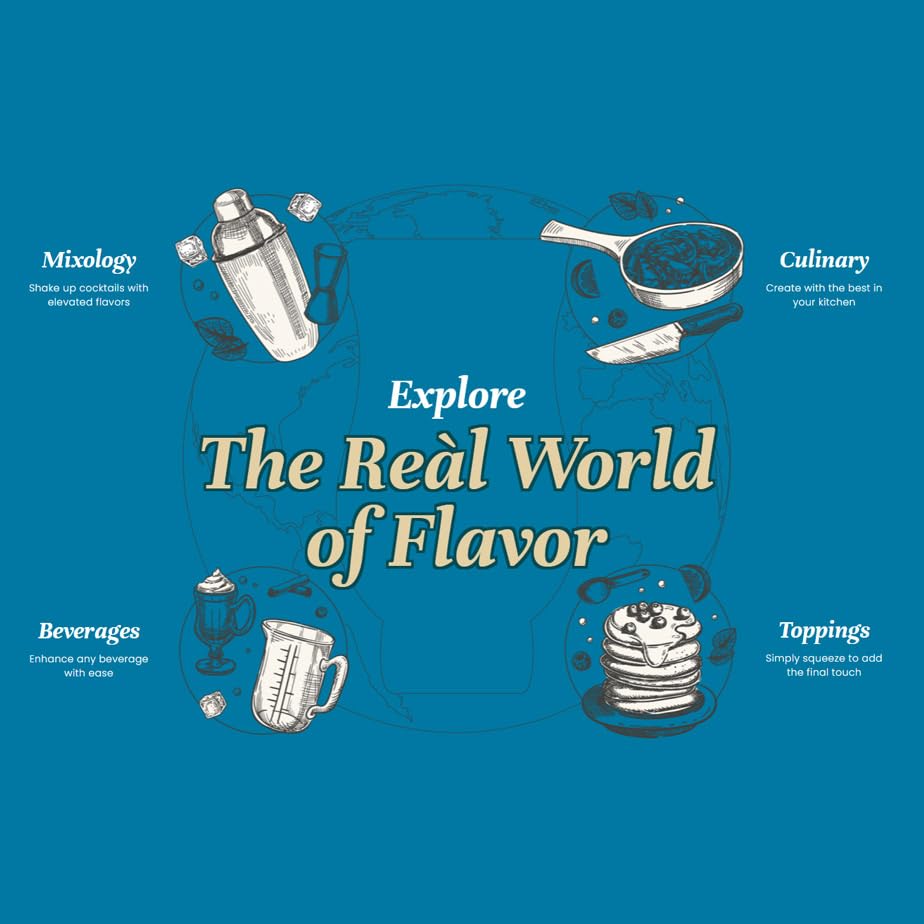 Reàl Infused Exotics served in tropical cocktail setting demonstrating versatile serving inspiration