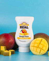 Reàl Infused Exotics close-up of syrup texture revealing real fruit puree for authentic flavor