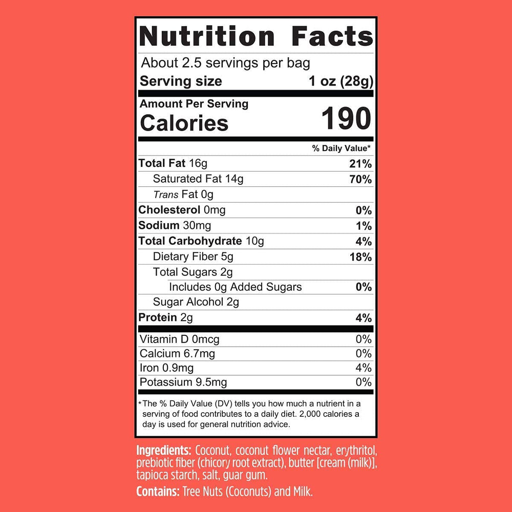 Real Naturals cookie next to a coin scale showing compact size benefit