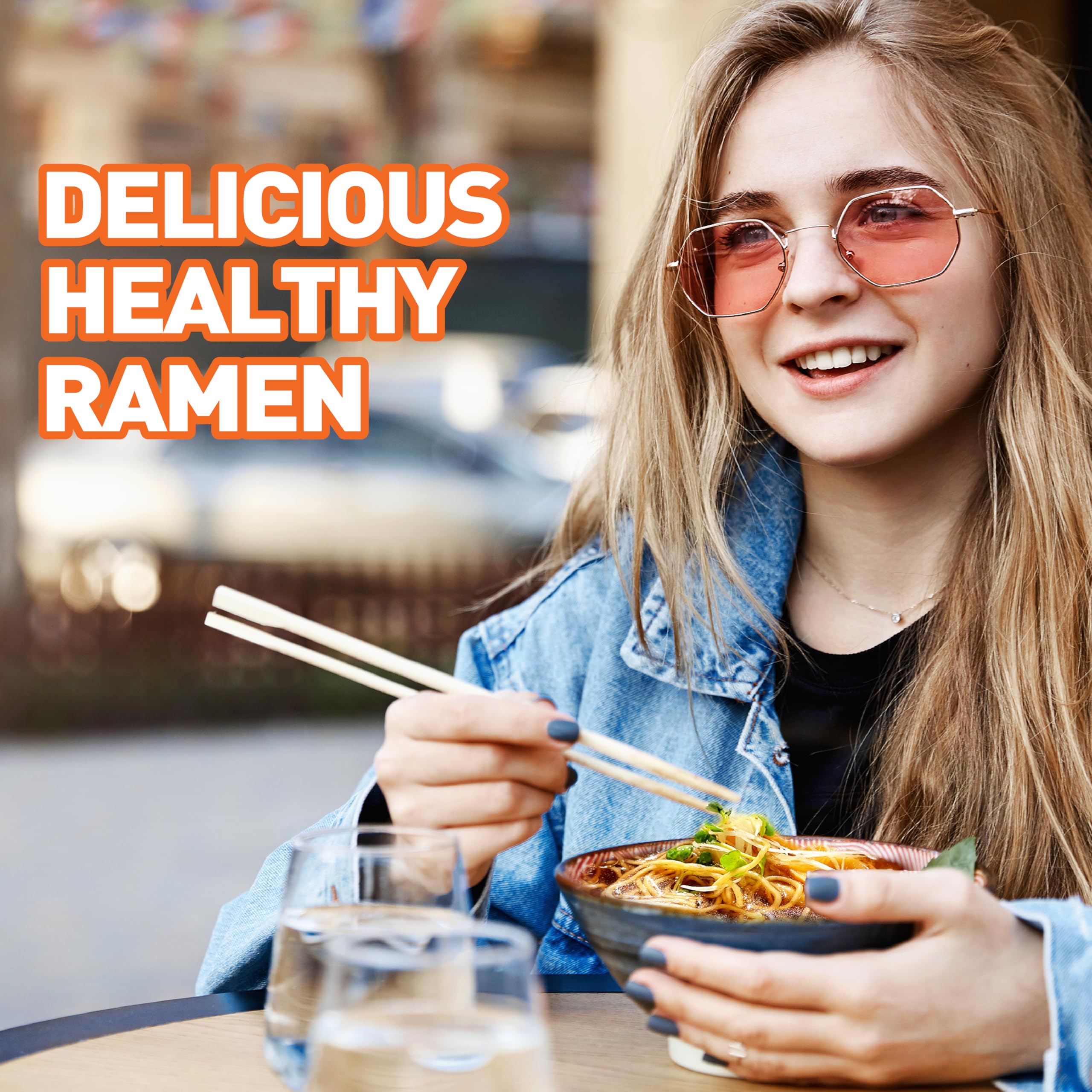 Real Naturals ramen cup on kitchen counter for quick meal idea