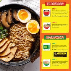 Real Naturals prepared chicken-style ramen bowl ready to eat