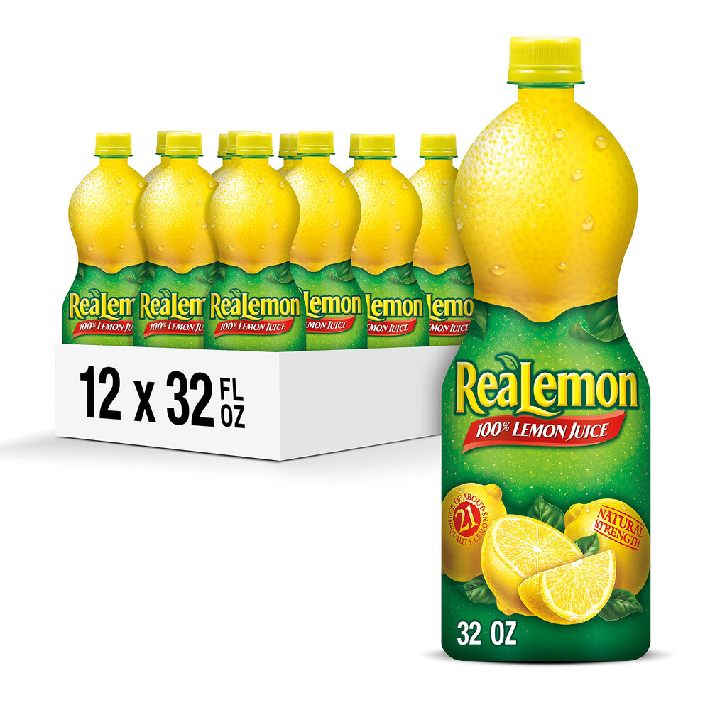 ReaLemon 32 fl oz front packaging showing brand and bottle benefit