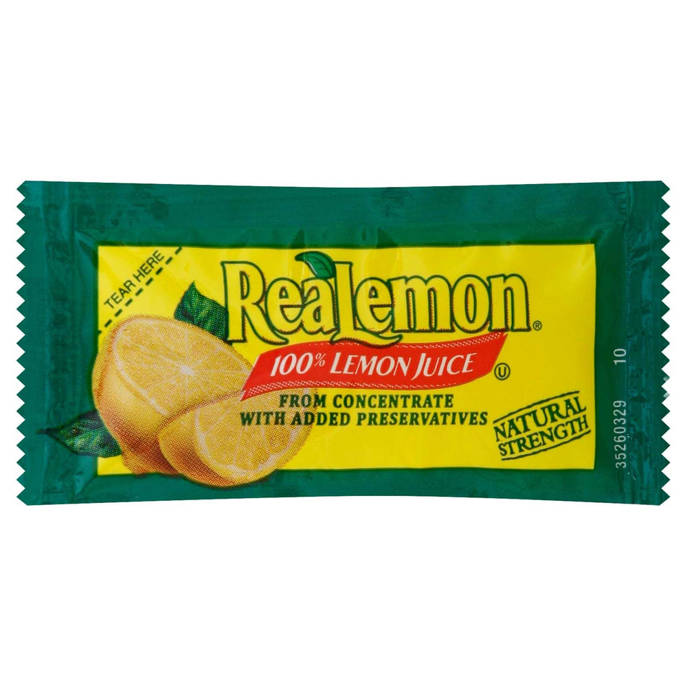 ReaLemon front packaging showing 200 packets and convenience