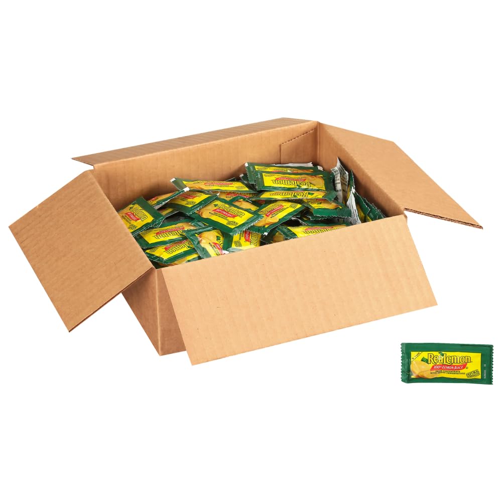 ReaLemon packet close-up highlighting seal and portion control