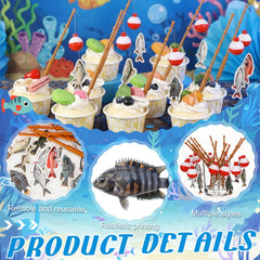 Reallnaive fish charm close-up highlighting molded detail and safe plastic