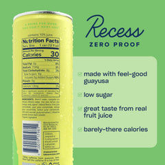 Recess lime margarita close-up of liquid texture highlighting real lime and light sparkle