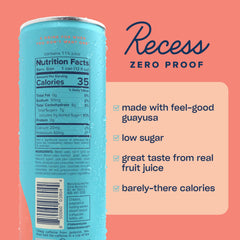 Recess 12-pack stacked in fridge, convenient supply for gatherings